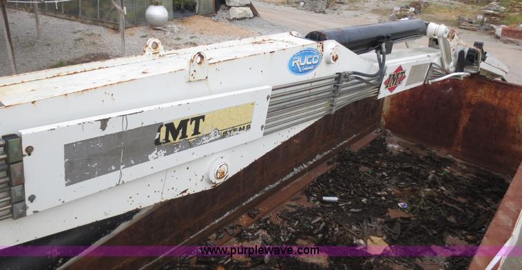 image for item F6661 1998 Wilkens 23' grapple crane trailer