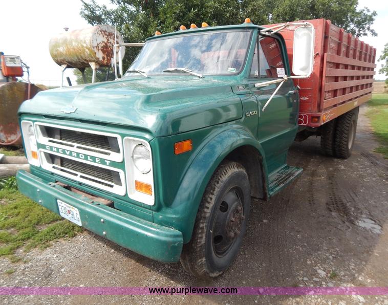 image for item B5847 1970 Chevrolet C50 grain truck