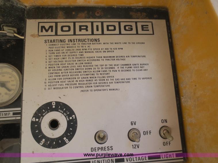 image for item F6675 Moridge 8440 portable grain dryer