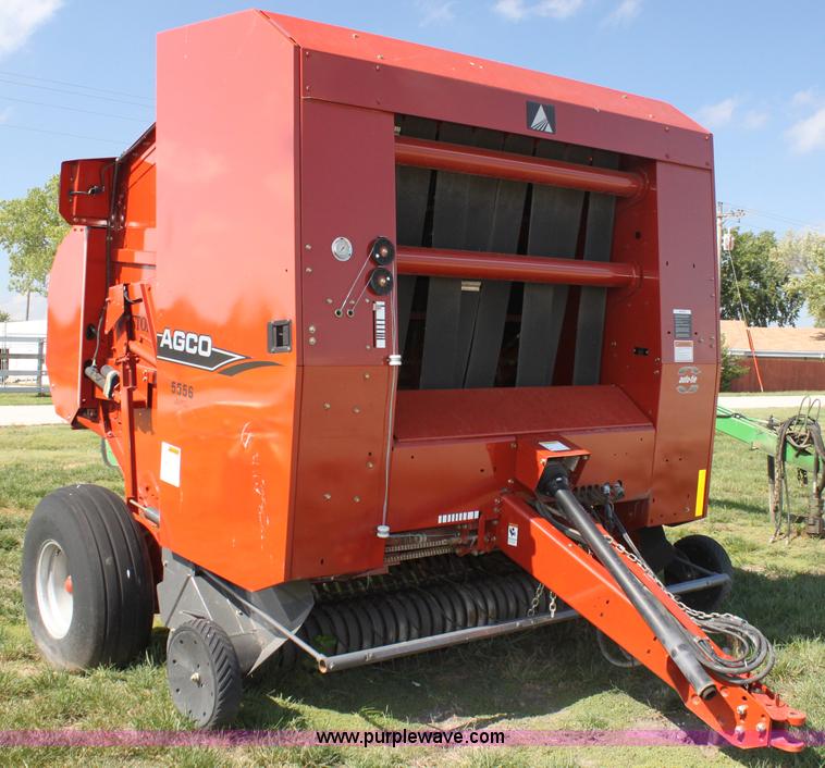 image for item G4222 2007 AGCO Hesston 5556 round baler