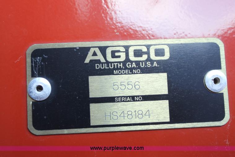 image for item G4222 2007 AGCO Hesston 5556 round baler