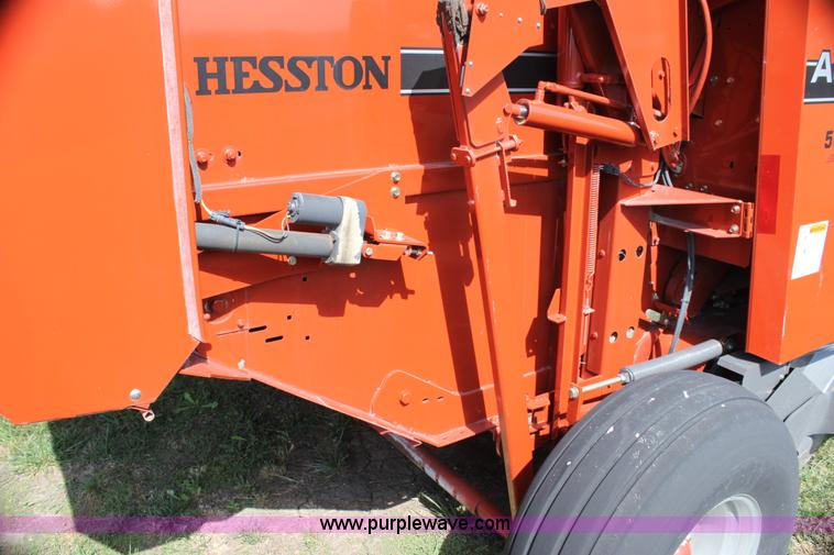 image for item G4222 2007 AGCO Hesston 5556 round baler