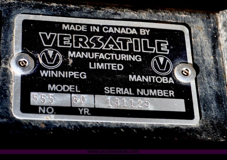 image for item G6171 1980 Versatile 555 4WD tractor