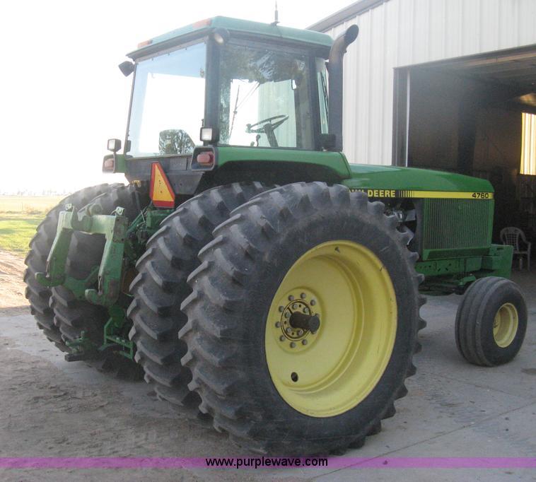 image for item H6283 1992 John Deere 4760 tractor