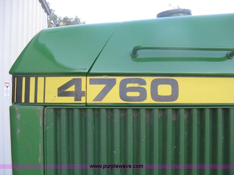image for item H6283 1992 John Deere 4760 tractor