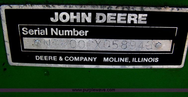 image for item H6284 (2) John Deere 8350 grain drills