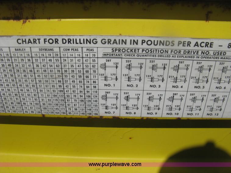 image for item H6298 John Deere 8350 grain drill