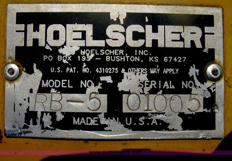 image for item H6308 Hoelscher RB5 speed mover