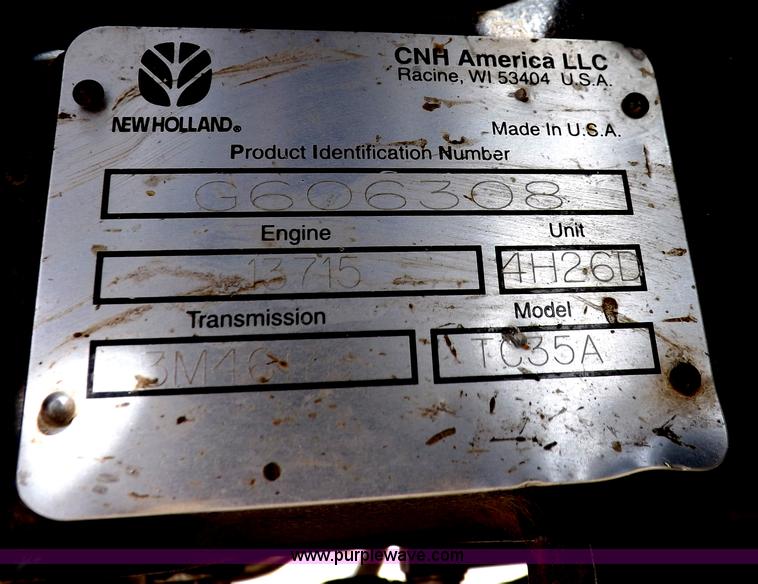 image for item I8445 New Holland TC35A tractor