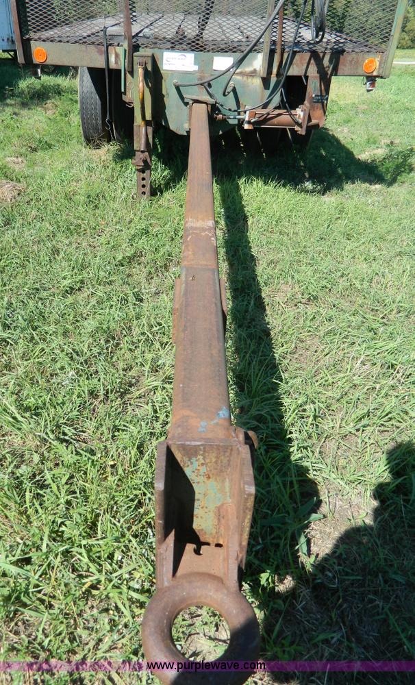 image for item AD9951 1965 shop built flatbed trailer