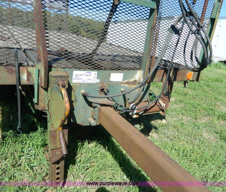 image for item AD9951 1965 shop built flatbed trailer