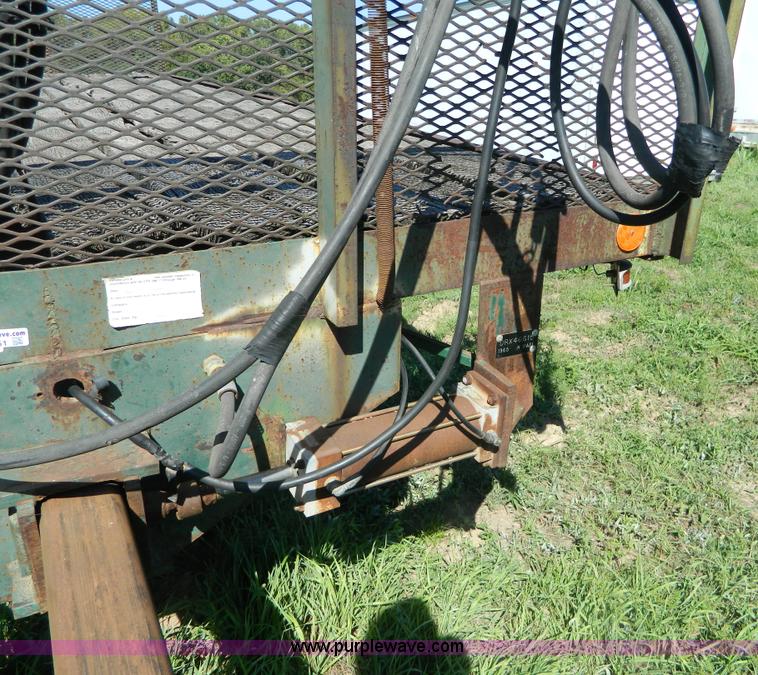 image for item AD9951 1965 shop built flatbed trailer