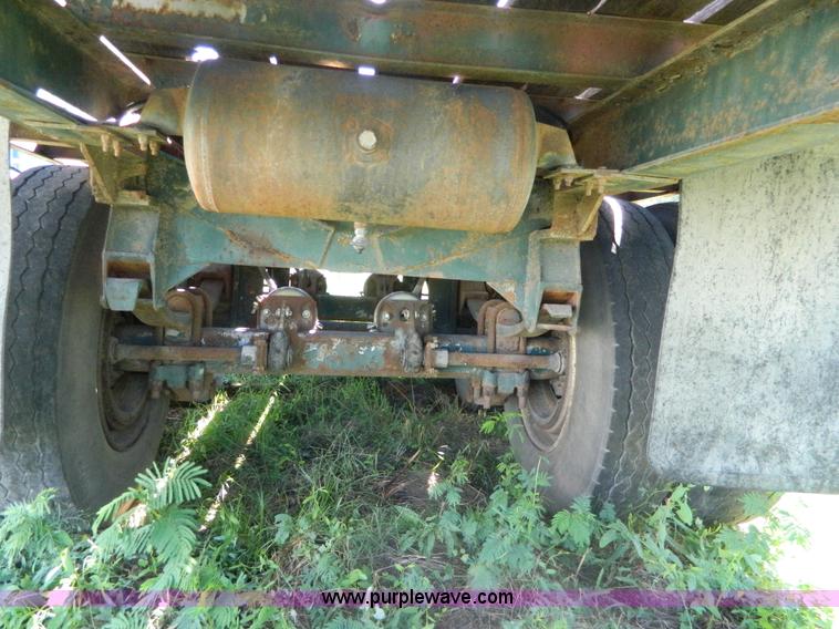 image for item AD9951 1965 shop built flatbed trailer