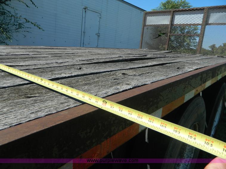 image for item AD9951 1965 shop built flatbed trailer