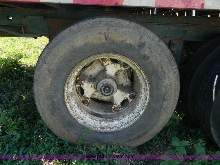 image for item AD9951 1965 shop built flatbed trailer