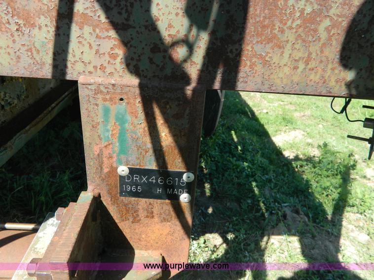 image for item AD9951 1965 shop built flatbed trailer