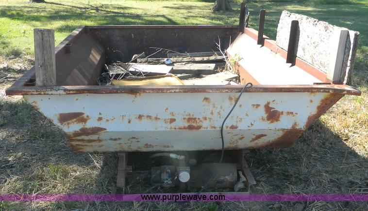 image for item AD9964 98"L x 67"W x 16"D dump box