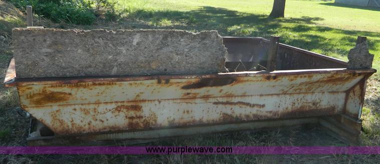 image for item AD9964 98"L x 67"W x 16"D dump box