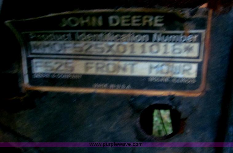 image for item AE9443 John Deere F525 lawn mower