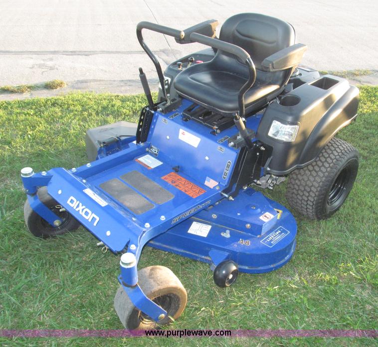 image for item AE9445 2013 Dixon Speed ZTR48SE 40th anniversary lawn mower