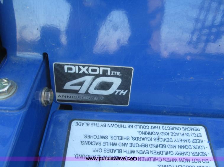 image for item AE9445 2013 Dixon Speed ZTR48SE 40th anniversary lawn mower