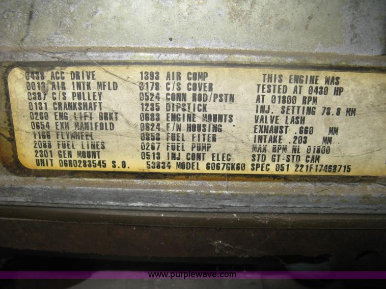 image for item AV9066 1996 Detroit Diesel Series 60 six cylinder diesel engine