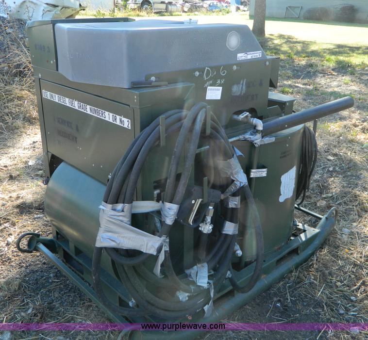 image for item AZ9138 U.S. Army diesel fired steam cleaner