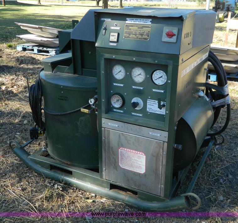image for item AZ9138 U.S. Army diesel fired steam cleaner