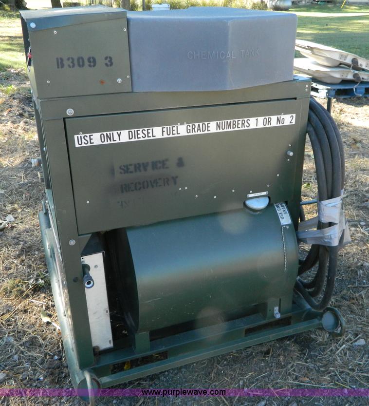 image for item AZ9138 U.S. Army diesel fired steam cleaner