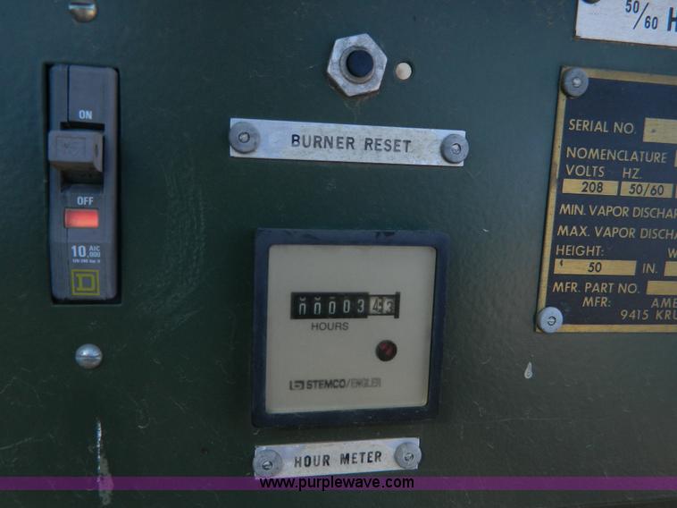 image for item AZ9138 U.S. Army diesel fired steam cleaner