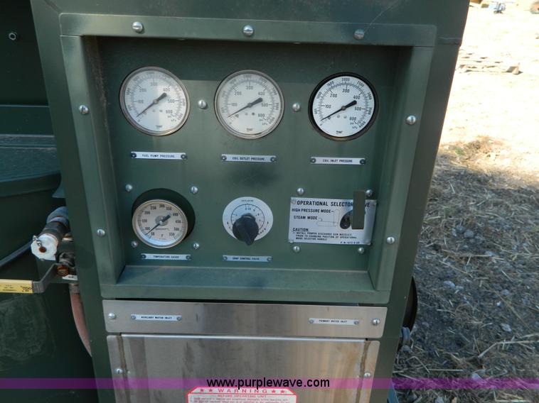 image for item AZ9138 U.S. Army diesel fired steam cleaner