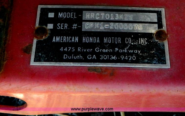 image for item AZ9151 Honda HRS7013KZX lawn mower