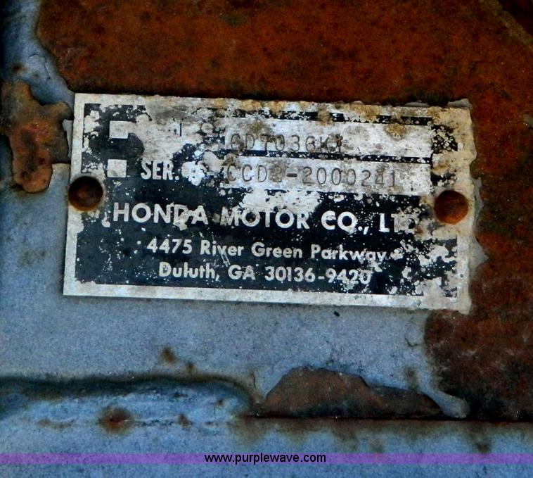 image for item AZ9151 Honda HRS7013KZX lawn mower