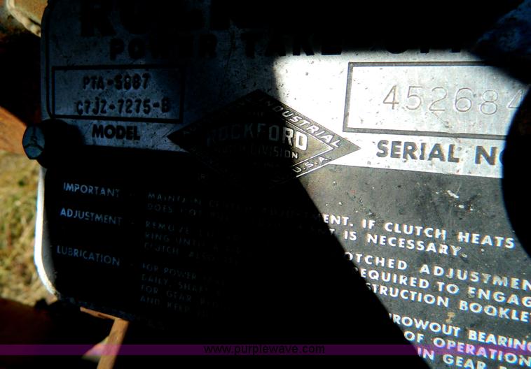 image for item D6042 Rockford PTA-5887 PTO power unit