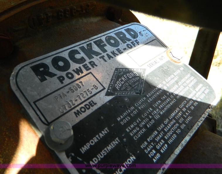 image for item D6042 Rockford PTA-5887 PTO power unit