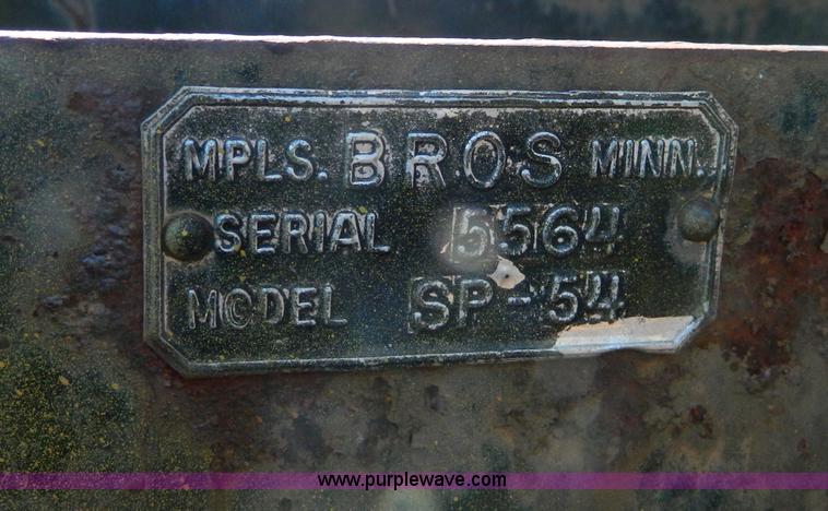 image for item D6043 Bros SP-54 rubber wheel loader