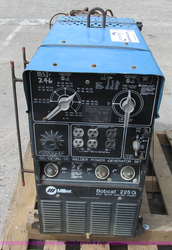 image for item F5241 Miller Bobcat 225G welder/generator