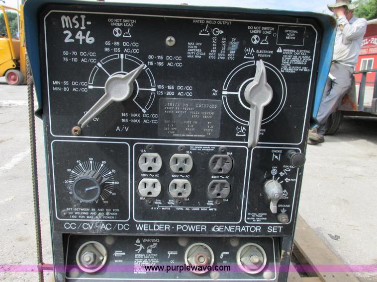 image for item F5241 Miller Bobcat 225G welder/generator