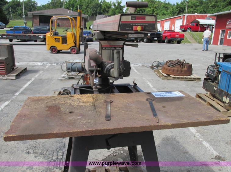 image for item F5245 Craftsman 10" radial arm saw