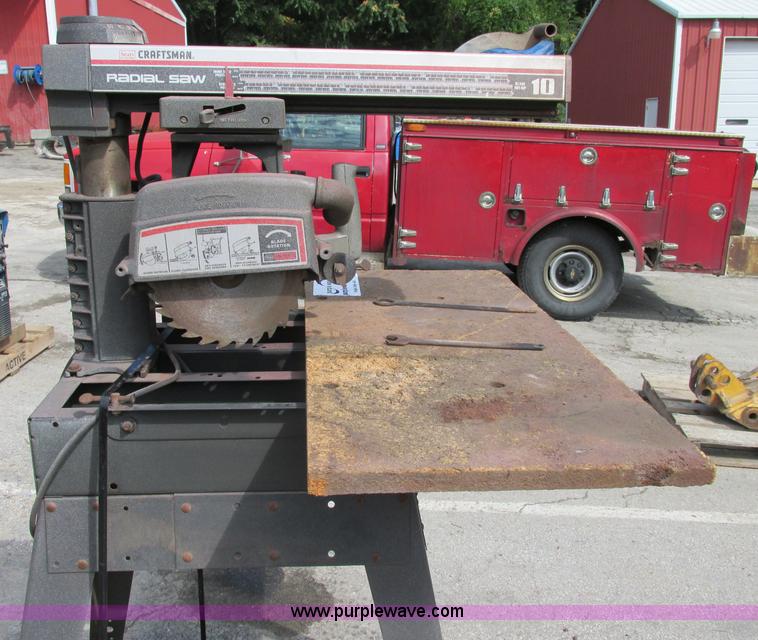 image for item F5245 Craftsman 10" radial arm saw