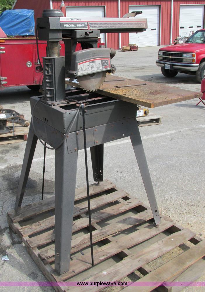 image for item F5245 Craftsman 10" radial arm saw