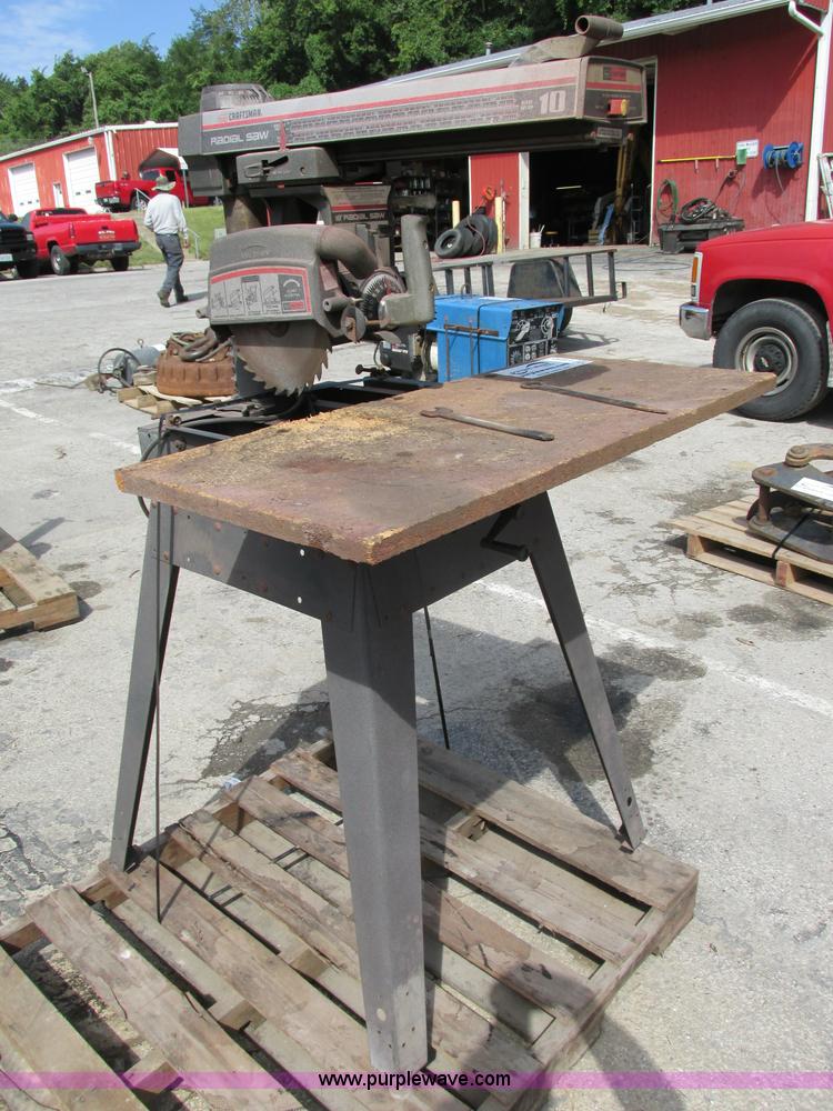 image for item F5245 Craftsman 10" radial arm saw