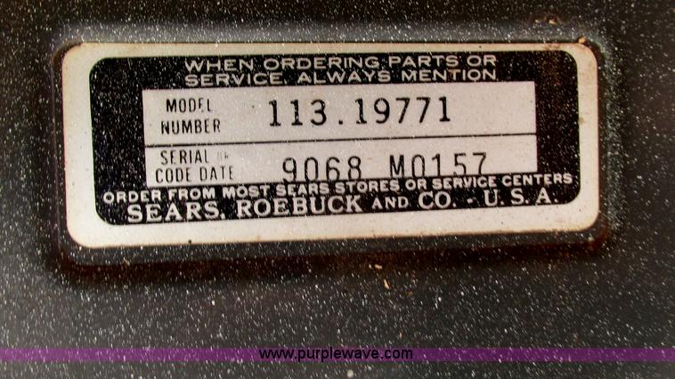 image for item F5245 Craftsman 10" radial arm saw