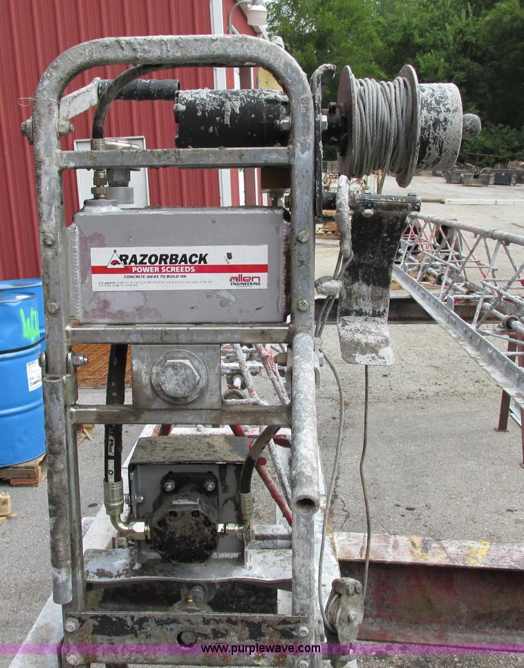 image for item F5255 Allen Engineering gas powered screed