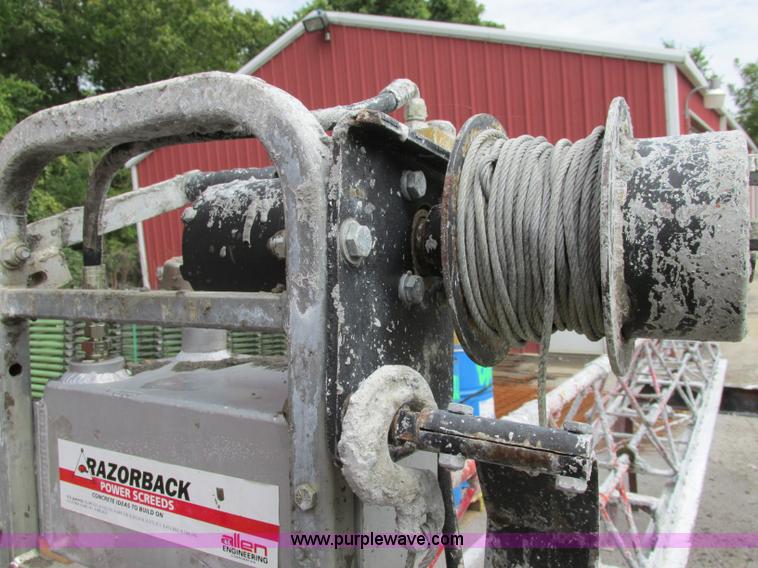 image for item F5255 Allen Engineering gas powered screed