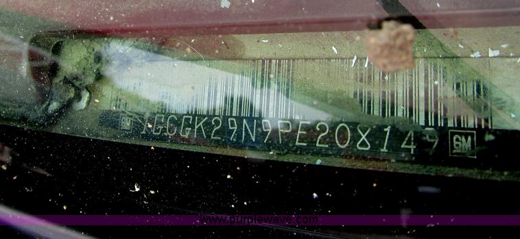 image for item F5259 1993 Chevrolet Silverado 2500 Ext. Cab pickup truck