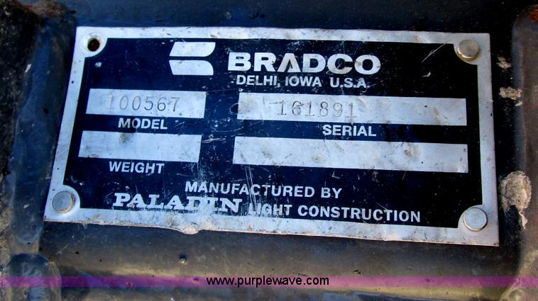 image for item F5308 Bradco 14" cold planner mill
