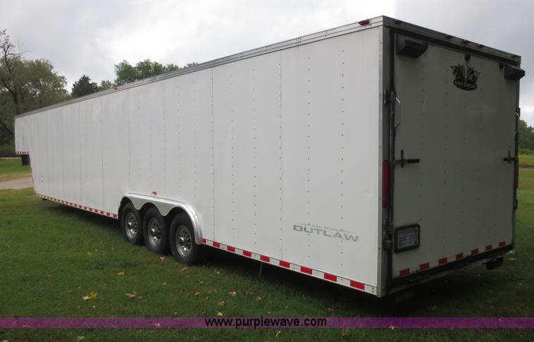 image for item F6658 2008 Vintage 0L844GN enclosed car hauler trailer
