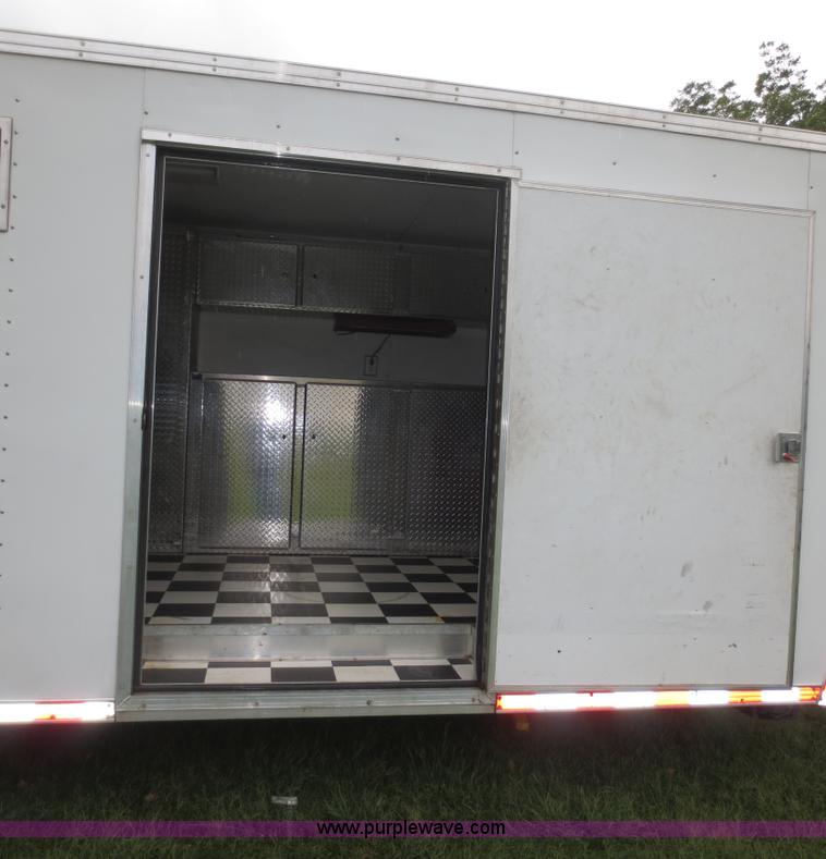 image for item F6658 2008 Vintage 0L844GN enclosed car hauler trailer