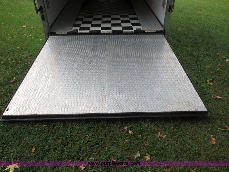 image for item F6658 2008 Vintage 0L844GN enclosed car hauler trailer